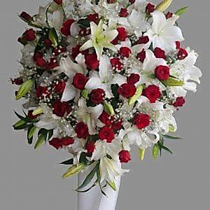 Kırmızı Beyaz Ferforje