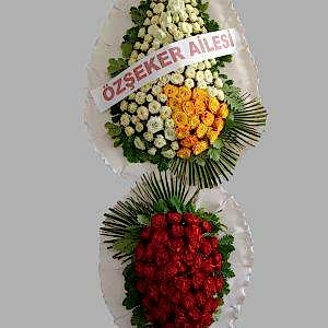 2'li Büyük Gül Çelenk