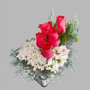 Kalpte Güller ve Papatya